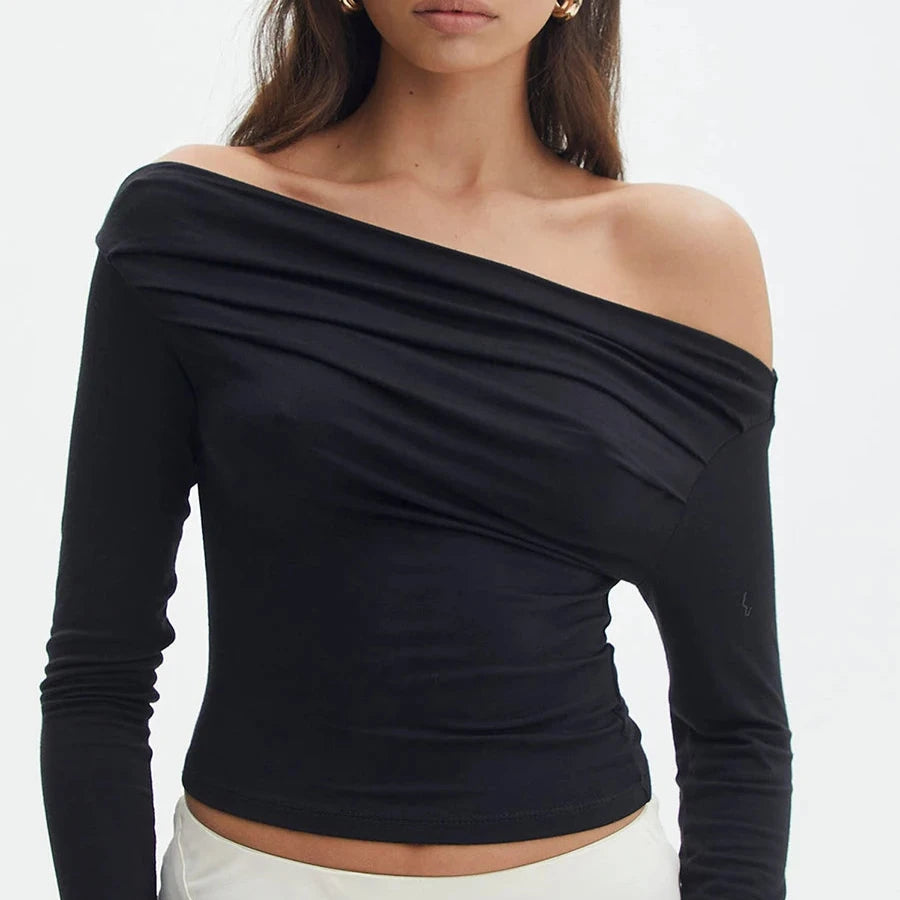 Coquette White Sheer Off Shoulder Crop Tops