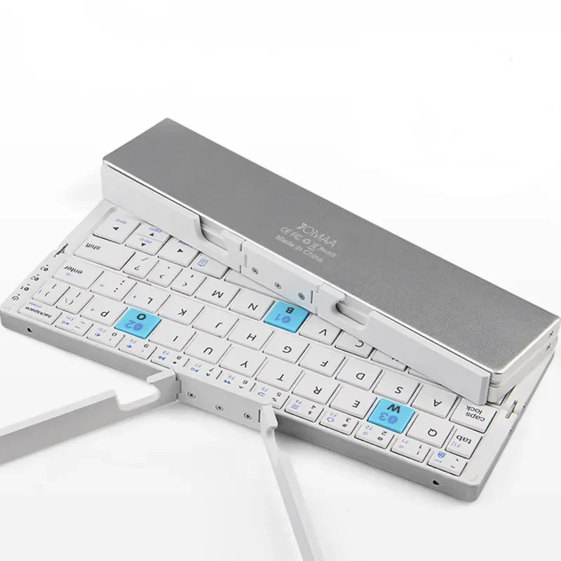 Foldable Aluminum Bluetooth Mini Keyboard