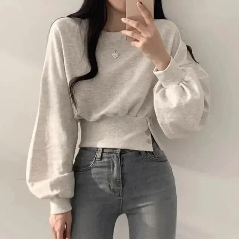 Grey Warm Sweatshirt